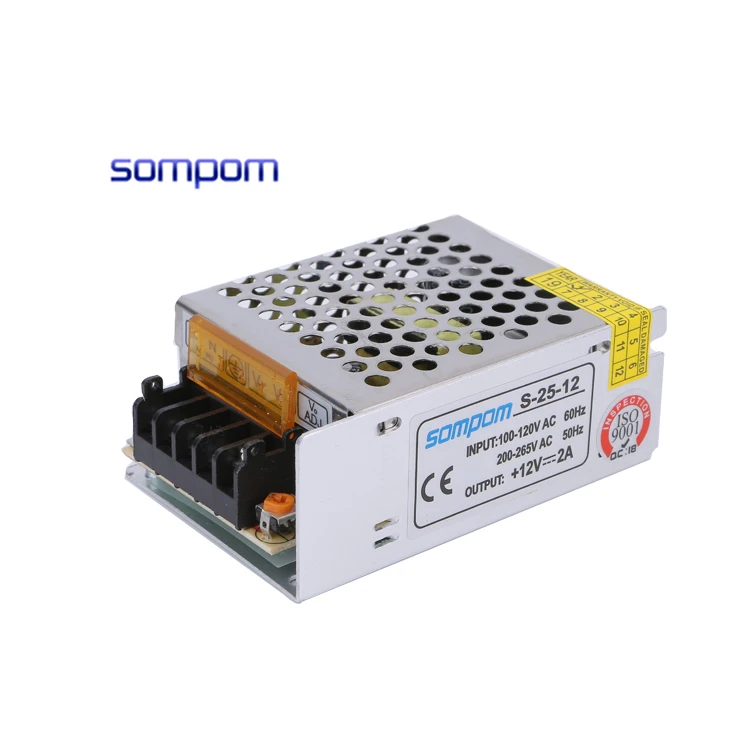 

12v 2a DC transformer regulated switching power supply 25w 220v ac to dc converter