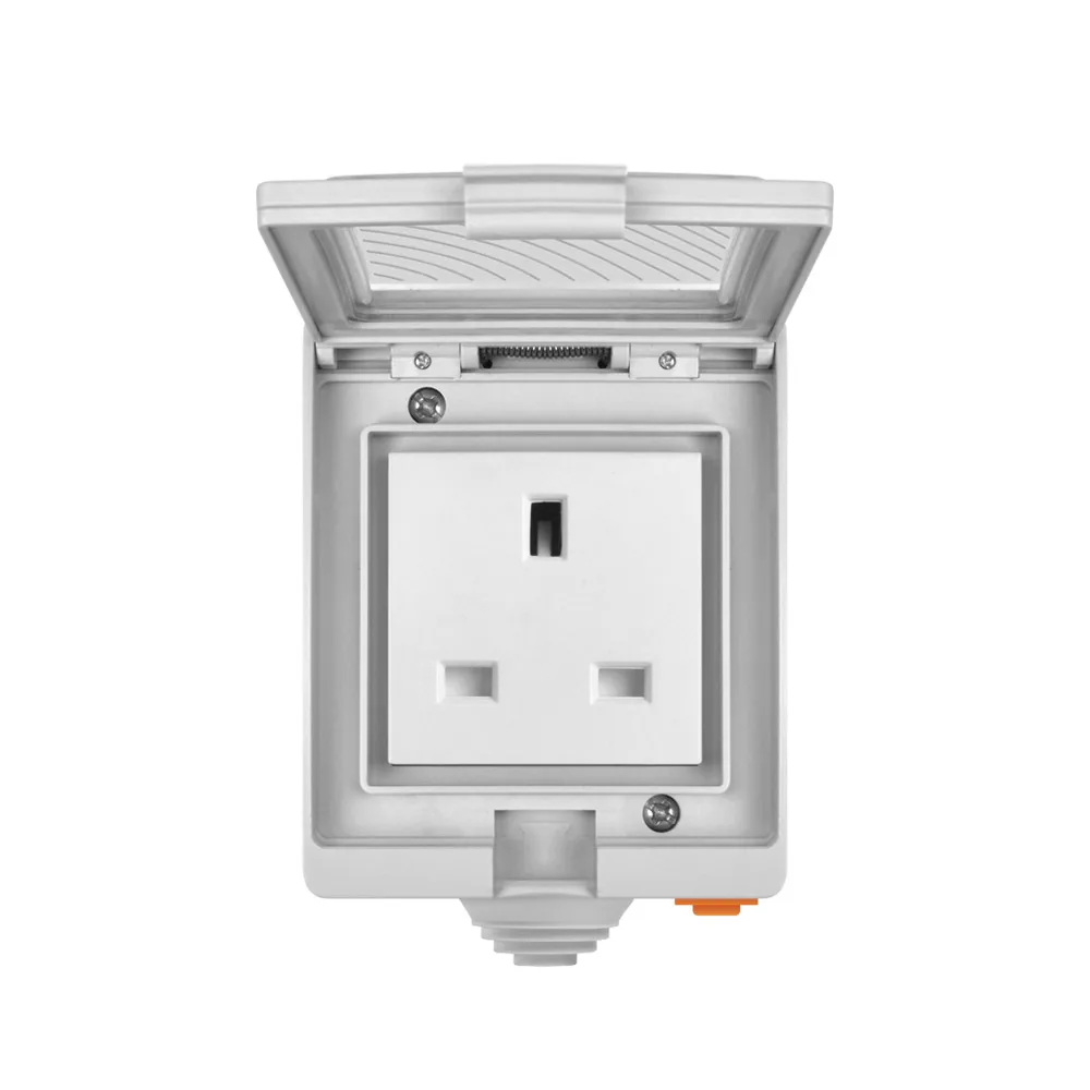 

SONOFF S55 UK WiFi Smart Socket, IP55 Waterproof Smart Plug Outlet Timer Switch for Smart Home Works With Alexa