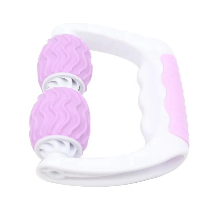

Portable Handheld Whole Body Anti Cellulite Massage Roller D Shape Neck Leg Arm Back Muscle Relax Roll Massager, 3 colors
