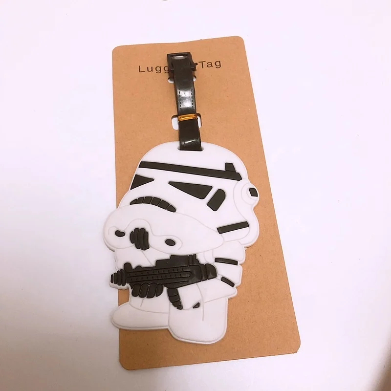 

Factory Direct Wholesale Customized PVC Baby Yoda Anime Travel Luggage Bag Tag Boarding Pass Tag, As showed in picture