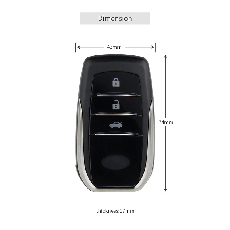 

EASYGUARD EC002-T2 RFID PKE Car Alarm System Passive Keyless Entry touch password entry & remote engine start