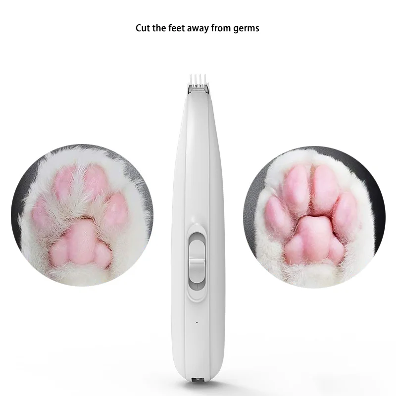 

Pet Paw Nail Grooming Electrical Cat Cutter Shearing Machine USB Rechargeable Shaver Scissor clipper pet hair