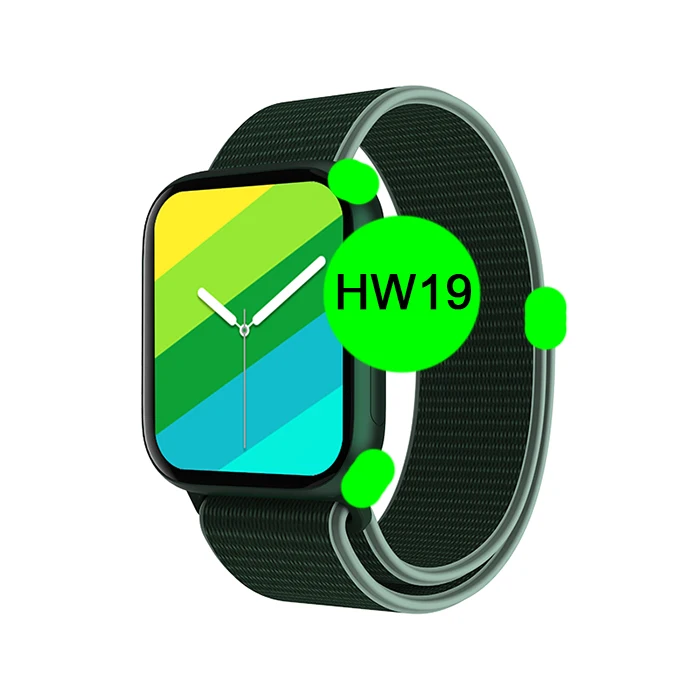 

HW19 Smart Watch 1.77" serie 6 Wallet Function Call Double Button Smartwatch Sports Mode pk W66 iwo 13 HW22pro