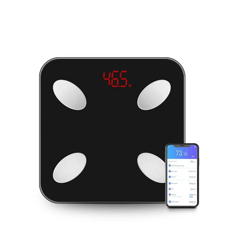 

180kg 396lb BMI body fat scale smart electronic body management bathroom weighing scale custom LOGO, White