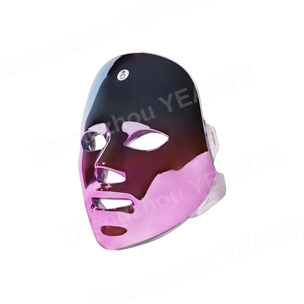 

Rechargeable Facial LED Mask 7 Colors LED Photon Therapy Face Mask Skin Rejuvenation Acne Freckle Wrinkle Removal Beauty Device