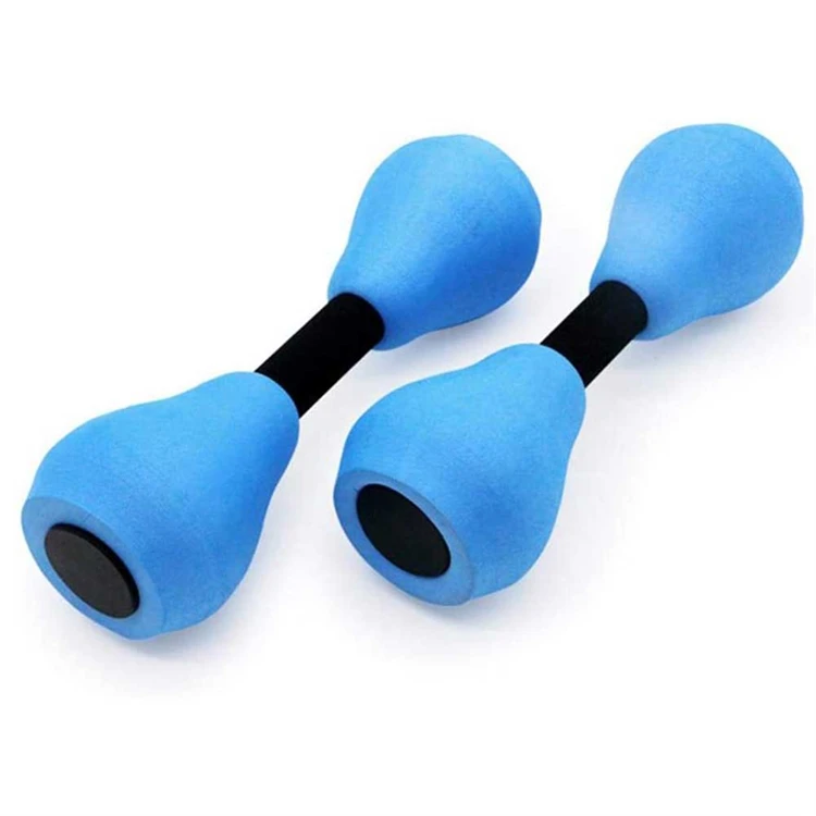 

Wholesale eva water swimming aquatic dumbbells soft aerobics floating dumbbell for pool training, Blue