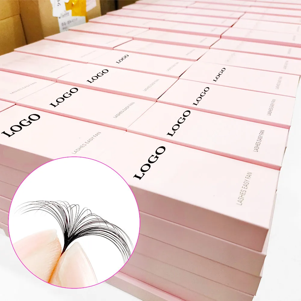 

Premium Easy Fanning Eyelash Extensions Wholesale Private Label 0.03 0.05 0.07 0.10 Automatic Easy Blooming Lash Extension