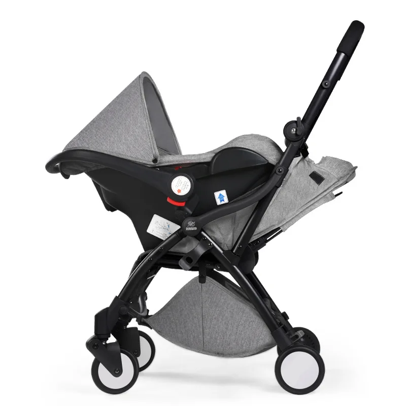 

2020 Wholesale Rotate 360 Degrees Baby Stroller Folding 3 in 1 Luxury Baby Pram Stroller With Baby Carrie car seat