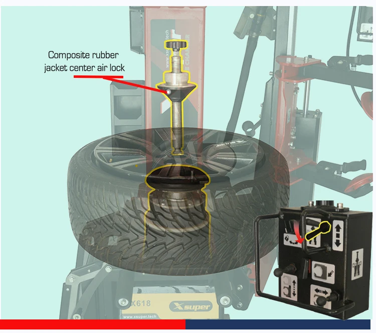 Touchless Tire Changing Machine For 32 Inch Tire With Italian Design