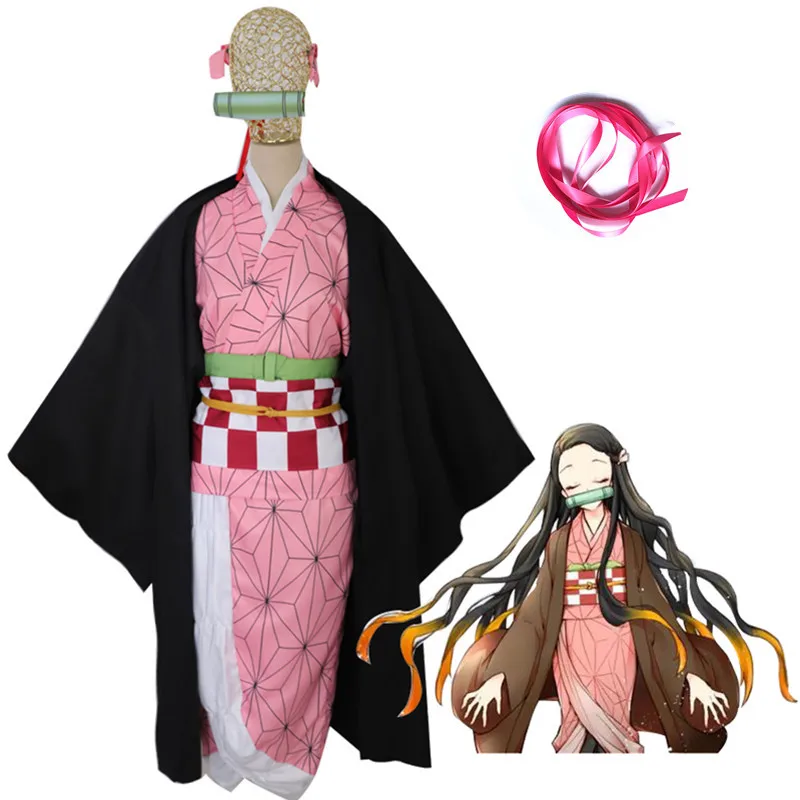 

Japanese Animation Demon Slayer Kamado Nezuko Cosplay costume Clothing Can be customized
