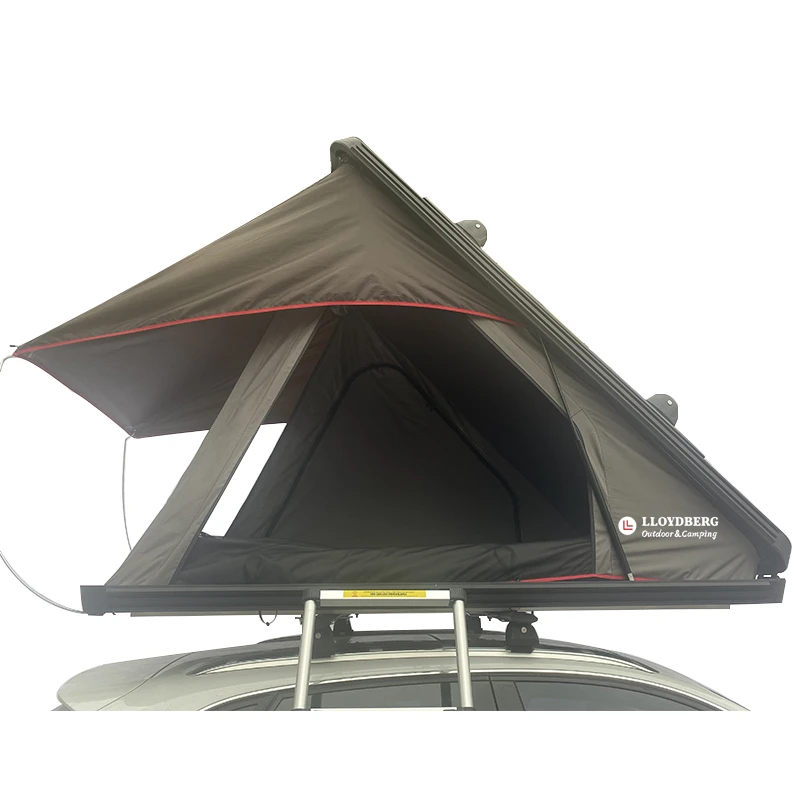

America Hot Sale Outdoor Durable Triangle Hard Shell Roof Top Camper Tent For Car Tents Camping