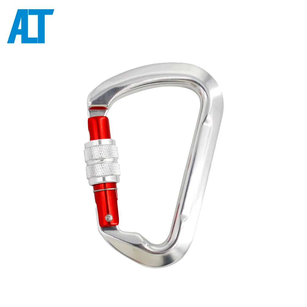 

Ailot 30KN CE UIAA D Shape Snap Hook Custom Outdoor Locking Climbing Aluminum Carabiner, Customized