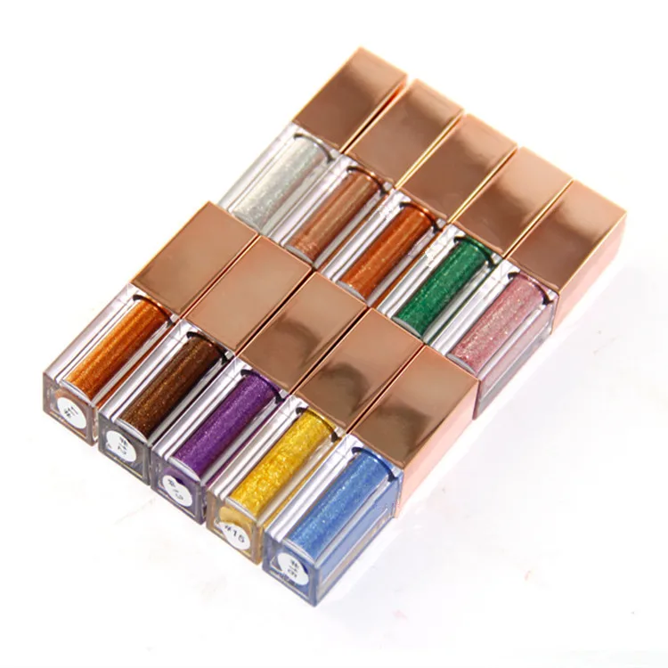 

High pigment 10 colors liquid eyeshadow with your custom logo