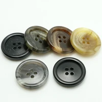 

Polyester plastic stocklot high quality epoxy resin buttons