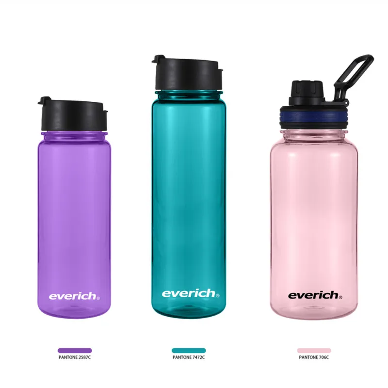 

Factory Wholesale 18 oz 22 oz 32 oz 64 oz recyclable BPA free Tritan plastic portable water sport bottles, Custom pantone color