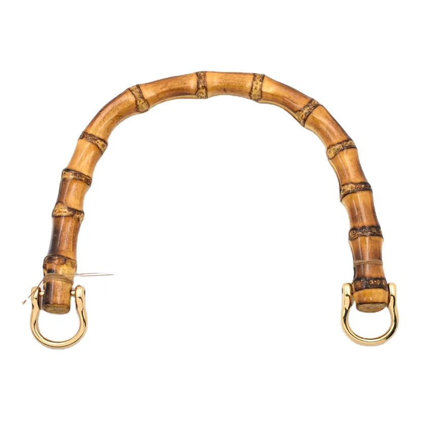 

Circular bamboo bag handles bamboo purse handles, Nature;burn