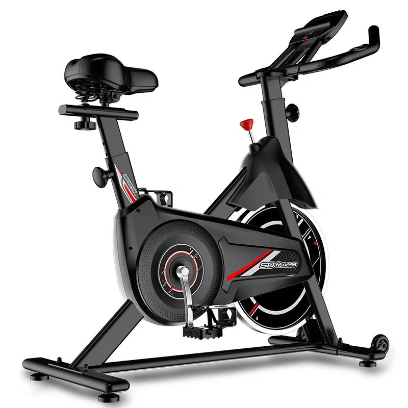 

SD-S501 Hot sale smart indoor fitness equipment magnetic resistance spinning bike, White/black