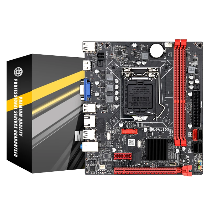 

Dual Channel 16GB Gaming Desktop Motherboard DDR3 B75M LGA 1155 Computer i7 Motherboard