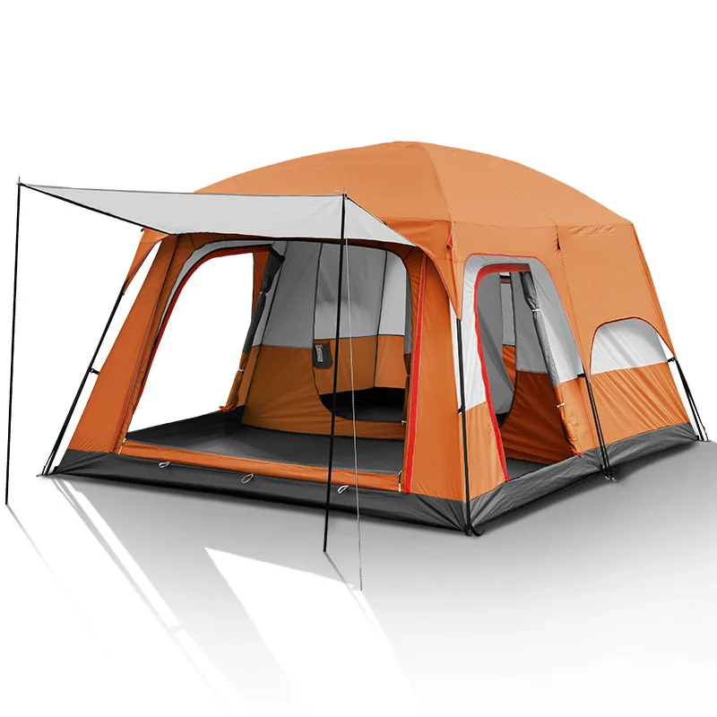 

RTS 8-12 person two bedrooms Family big Tenda Luxury Waterproof Outdoor Camping & hiking Glamping Tent