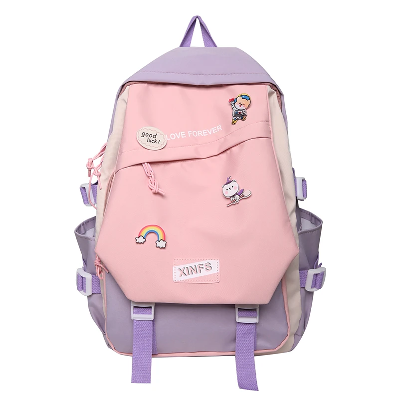 

Backpack Simple Large Capacity Travel Backpack Female Casual Japanese Student Schoolbag One Piece Dropshipping 3137