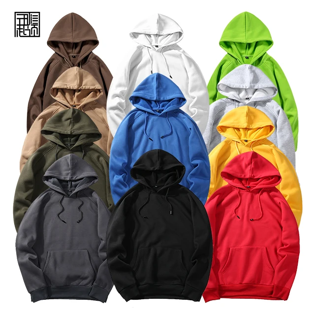 

Custom logo screen printed embroidery 100% polyester Plush warm blank men's and women's Hoodie