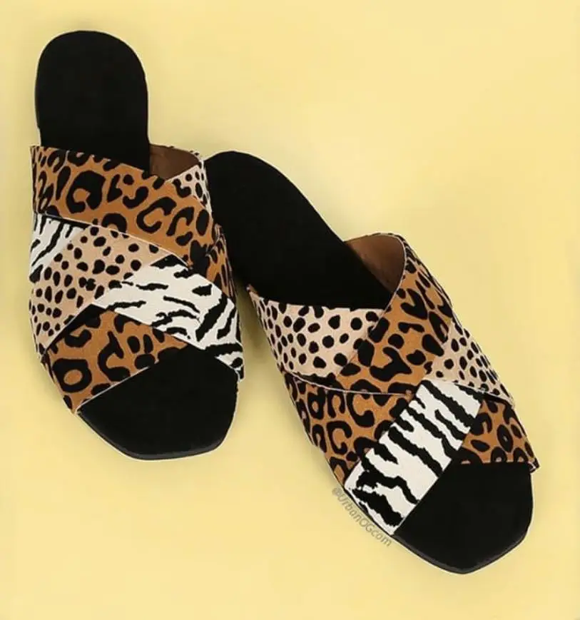 

2021 African sexy new flat shoes manufacturers wholesale European and American hot style summer women's sandals fashion slippers, Picture