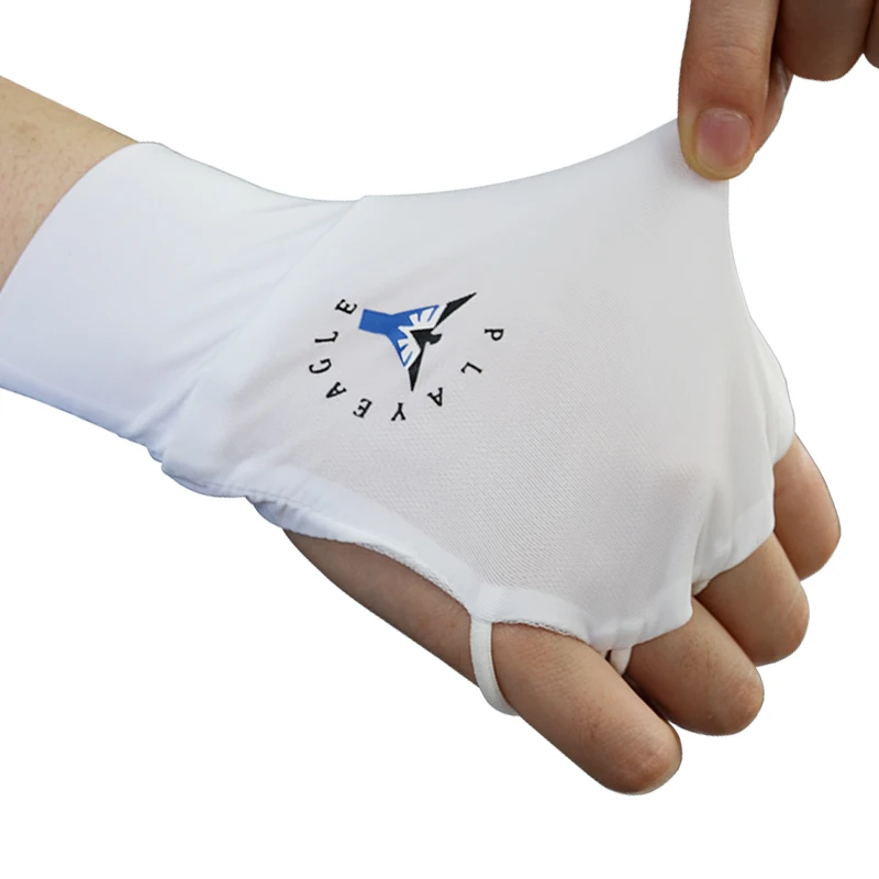 

PLAYEAGLE Golf Finger Glove Men Women Right Left Hand 100% Ice Silk Sunscreen Gloves Cool Feeling UV Protector Sunblock, White