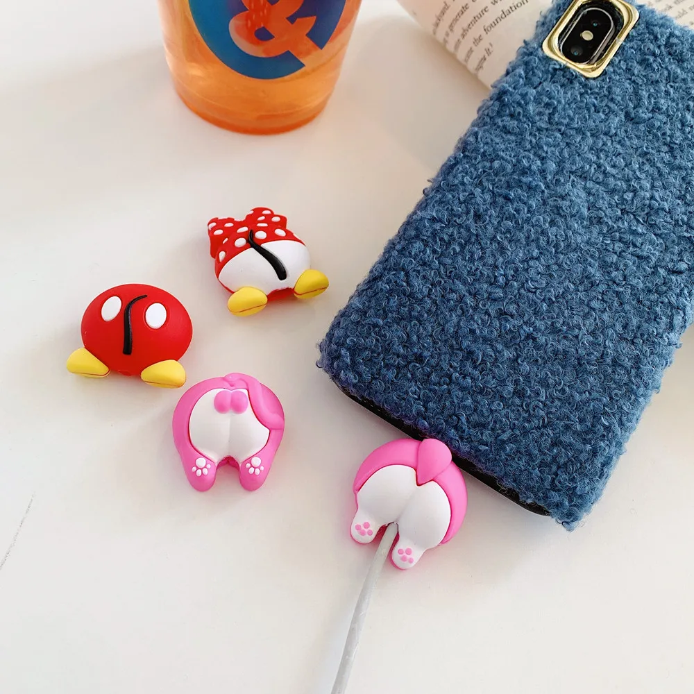

Cute Cartoon Bite Data Cord Protector USB Charger Cable Protector, Customized