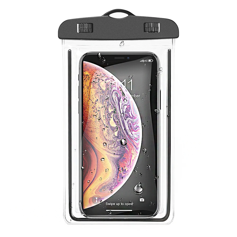 

Free Shipping 1 Sample OK Drop Shipping PVC Waterproof Cell Phone Case For 4.7-6 inch Mobile Phone Bags Cases