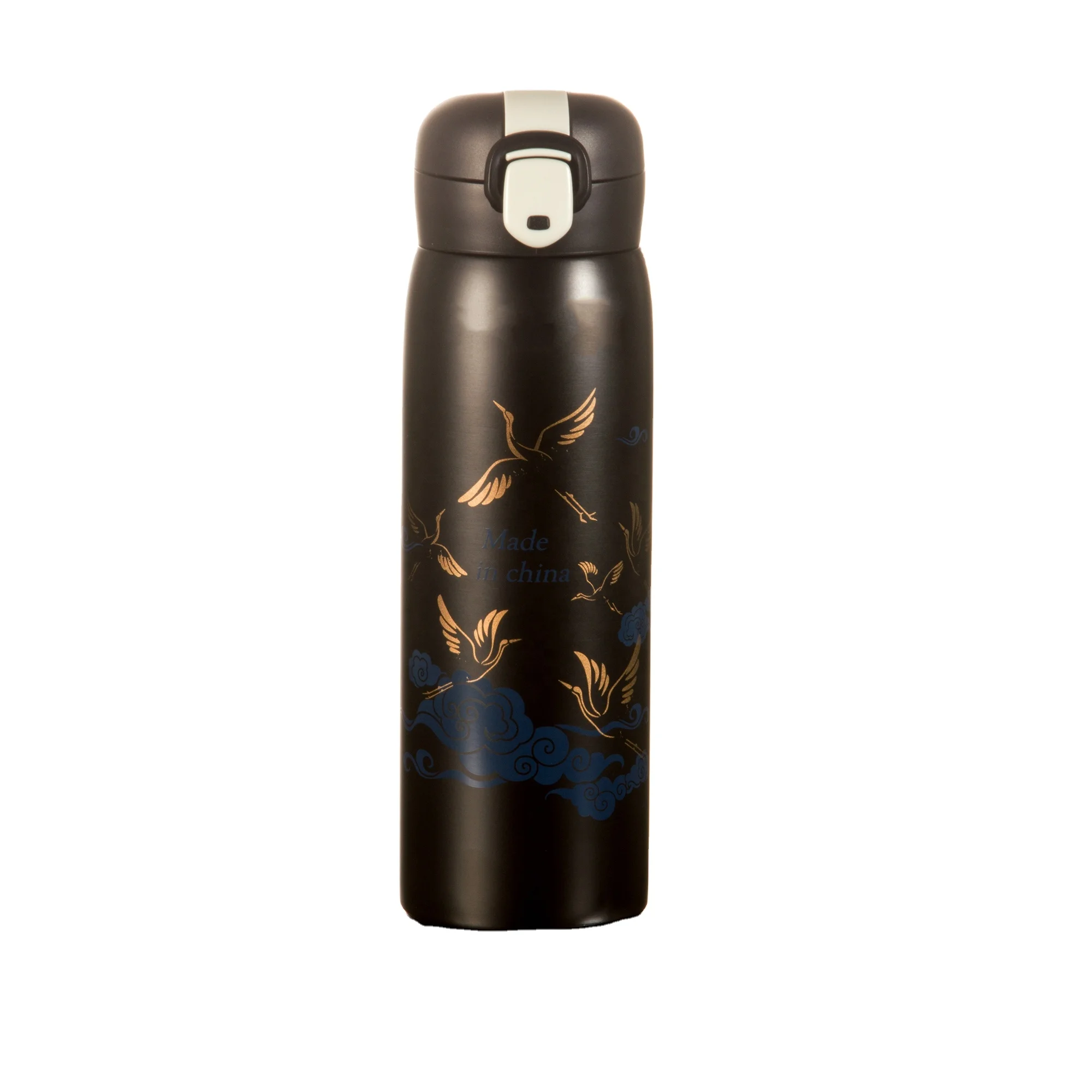 

2021 new pattern Insulated Water Bottle 500ml 304 Stainless Steel Hot Sale Double Wall Leakproof ECO friendly
