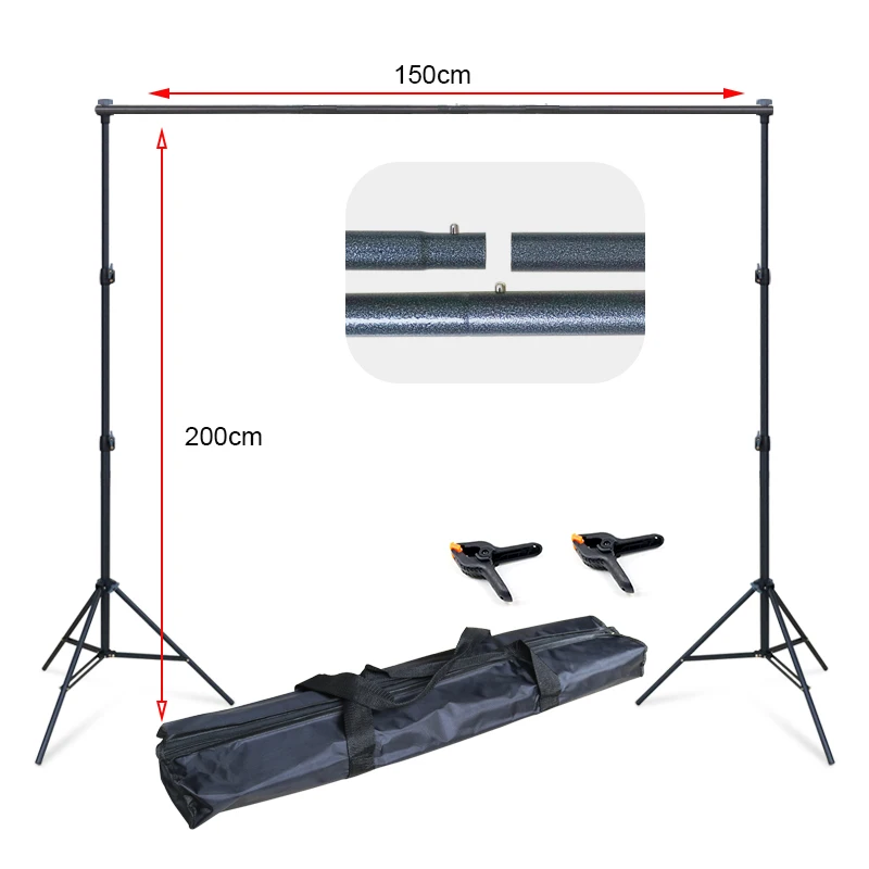 

banner background bracket support system double crossbar best buy event stand frame foldable manual backdrop stand metal