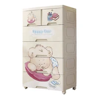 

Baby toys plastic storage drawer cabinet kids wardrobe cloth cupboard