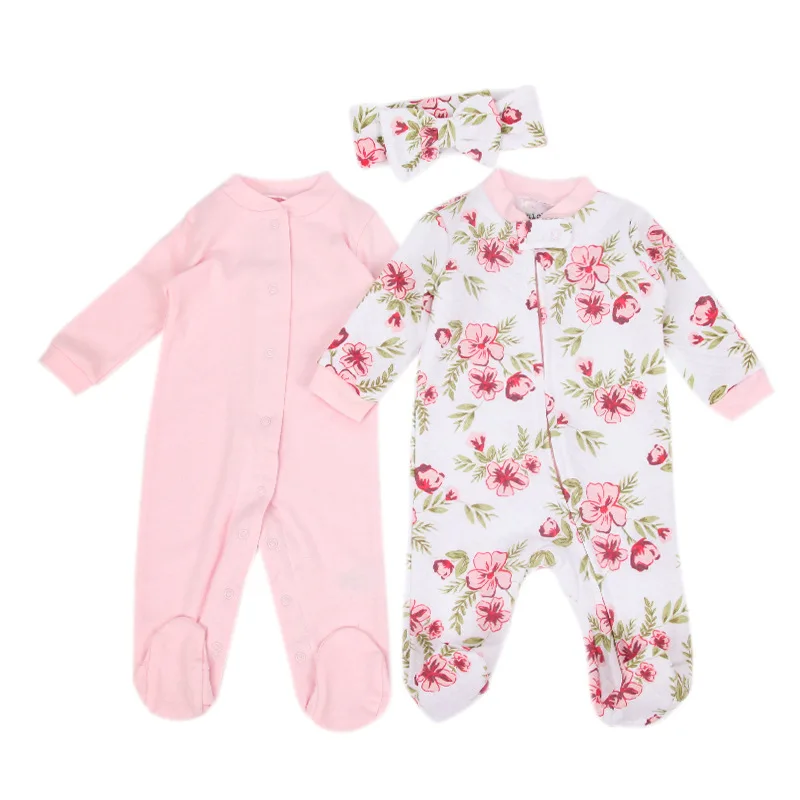 

INS 100% organic cotton baby jumpsuit roupa de bebe recem nascido cotton one-piece warm breathable 3 piece onsie baby clothes, 31 styles in total