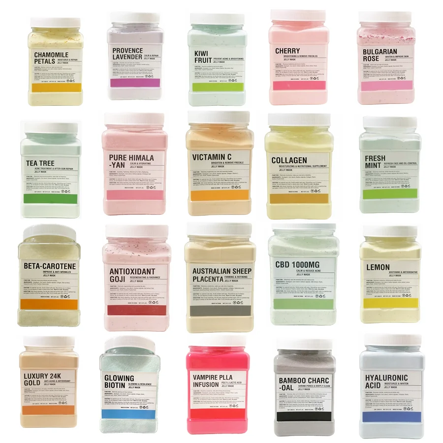 

Dropshipping Free Shipping Jelly Mask Powder 20 Flavor Hydro Jelly Mask Powder