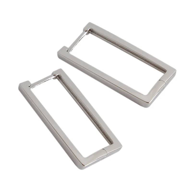 

INS jewelry Square hoop earring wholesale sterling silver 925 earring