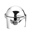 sunnex round roll top buffet food warmer stainless steel chafing dish