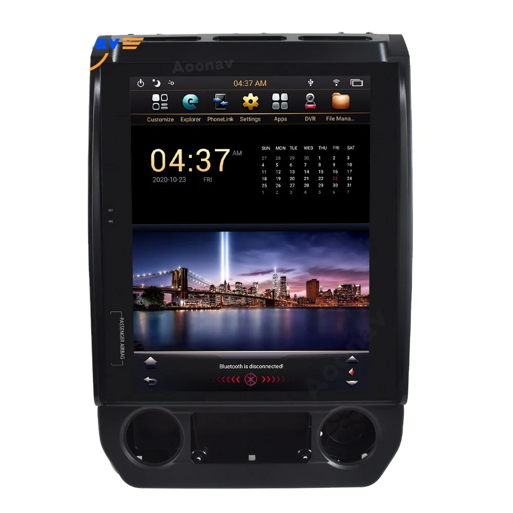 

Android 9.0 Tesla Vertical Screen GPS Navigation Car Radio For Ford F150 2020 2021 Car Audio Autoradio Multimedia Player