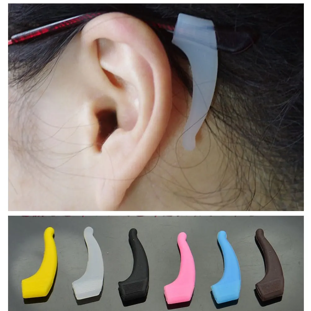 硅胶阅读眼镜太阳眼镜太阳庙尖耳钩夹持器眼镜固定器眼镜耳锁防滑