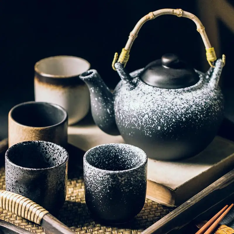 

Cup Stoneware Ceramic Hand-painted Kungfu Teacup Cuisine Drinkware 150ml 200ml Japanese Style Teacup Water