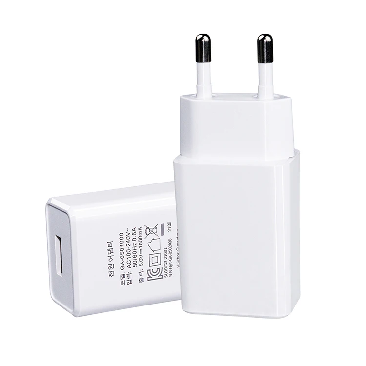 

In Stock Wholesale For iPhone Charger 5V2A 5V1A USB Charger Portable Quick Charge Wall Adapter EU Plug cell Mobile Phone Charge, White / black /oem