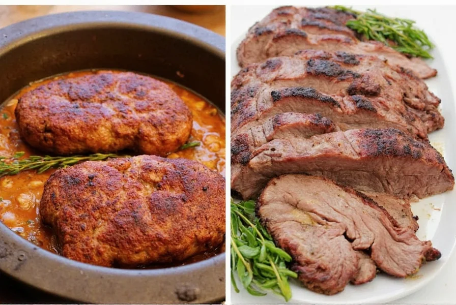 Finished brisket on a plate