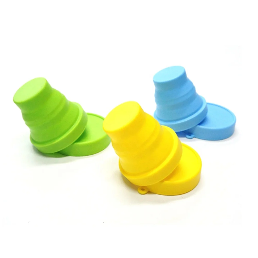 

Amazon Hot Sale Silicone Collapsible Cup Retractable Cup Folding Silicone Cup For Travel