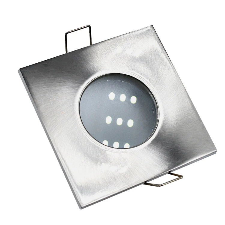 Small square IP65 35w 50w waterproof safety bathroom shower 86mm LED downlight housing