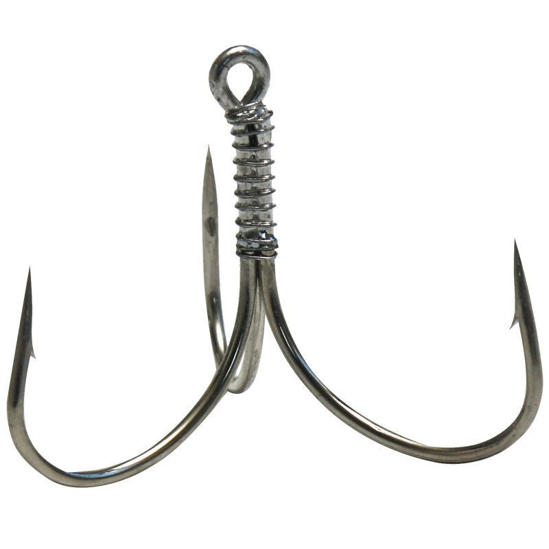 

Three hooks with barbs anchor hook anchor hook, Silver