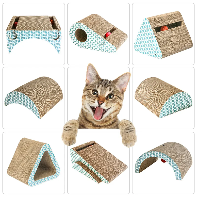
cat scratching board cat toy paper design scratch post 