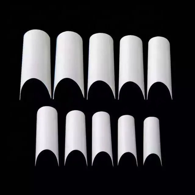 
High Quality U shape Full Cover Nail Tips Curved Ultrathin Nail Tips for Nail Extension 