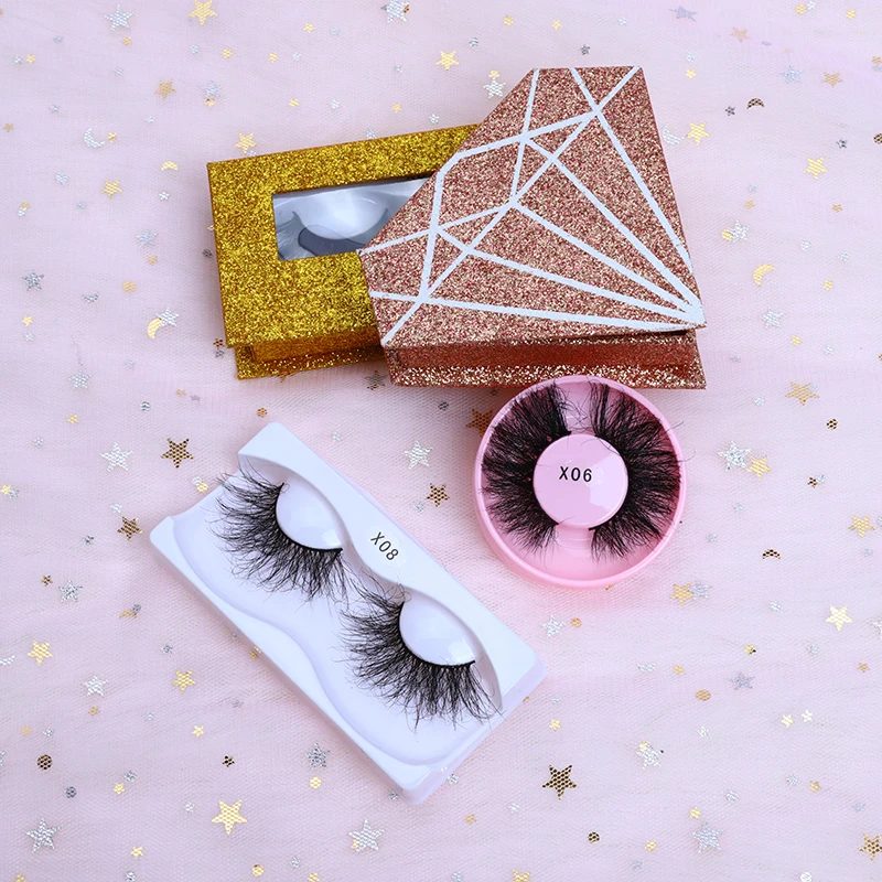 

25mm 3d 5d eyelash factory hot-selling wholesale natural false eyelash private label supplier 25mm bulk eyelash supplier, Black