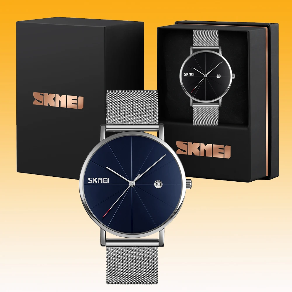 

Original Watches manufacture SKMEI 9183 Custom Logo wristwatch Relojes Para Hombre alloy Men Quartz Watch