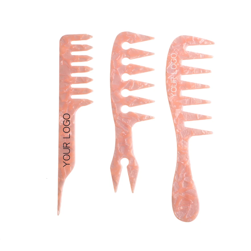 

Scalp Massage Comb Hair Brush Women Hairbrush Anti-tie Tangle Hairdressing Salon Hair Brush wide tooth comb