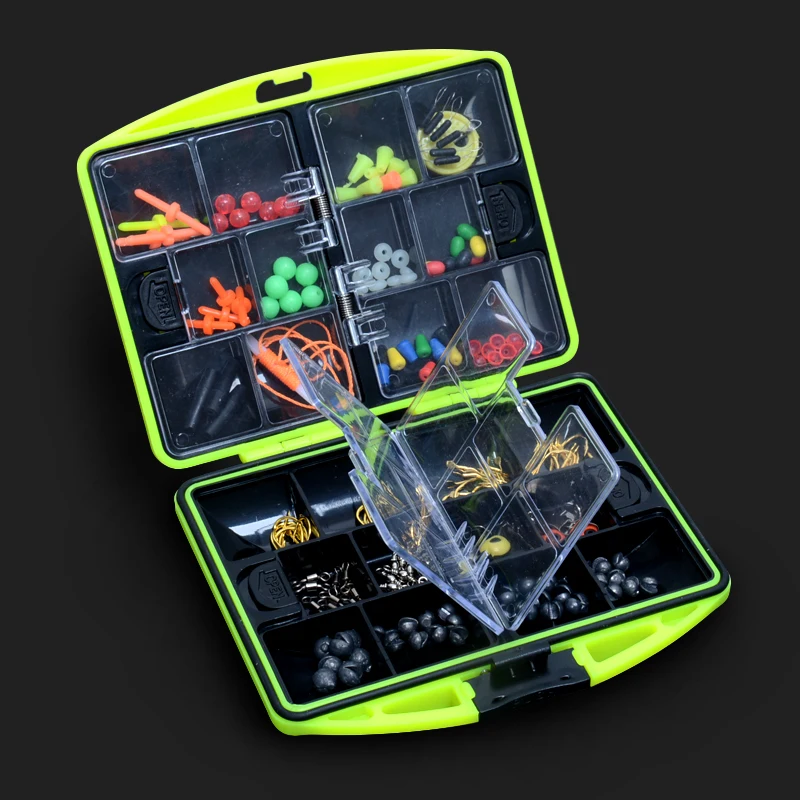 

Fishing Tools 184pcs fishing tackle kit fishing accessories set box